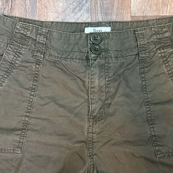GH BASS GREEN 100% COTTON SHORTS 10 - Picture 2 of 9